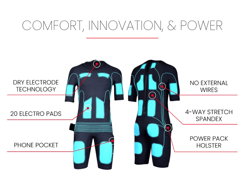  ems muscle simulator suit